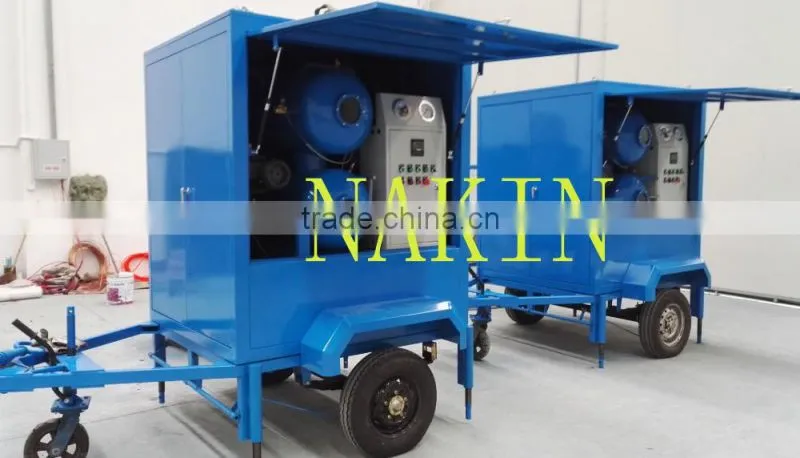 Hot selling Nakin ZYM Trailer Type Insulating Oil Process / Oil Disposal / Oil Flushing