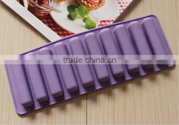 Safe Silicone Ice Cube Tray , Ice Cream Bar Molds