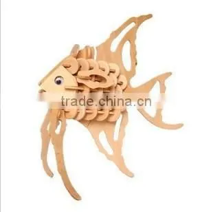 intelligent wooden 3d puzzle, solid wood puzzle game for kids W13A049