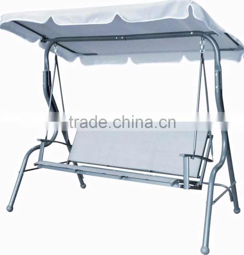 Customized 3 person 180g polyeser hanging chair swing chair for hot sale