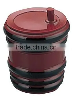 Wooden Condiment Table Castor Wood Condiment Holder