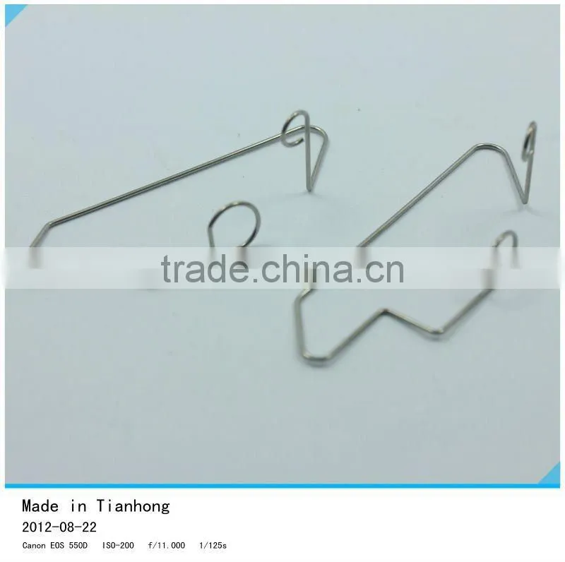 Wire forming spring made of stainless steel