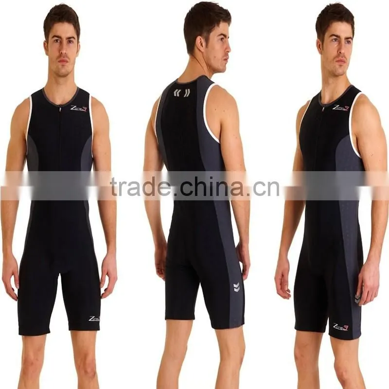 Kroad Triathlon Padded Quick Dry Sleeveless Swimming Running Cycling Tri Suit