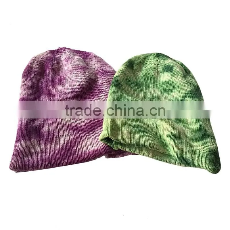 plain export double layer pure color cheap winter warm hats factory