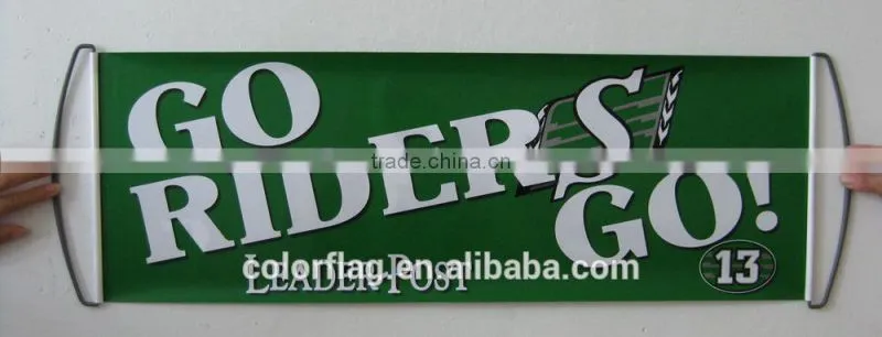custom hand scrolling banner