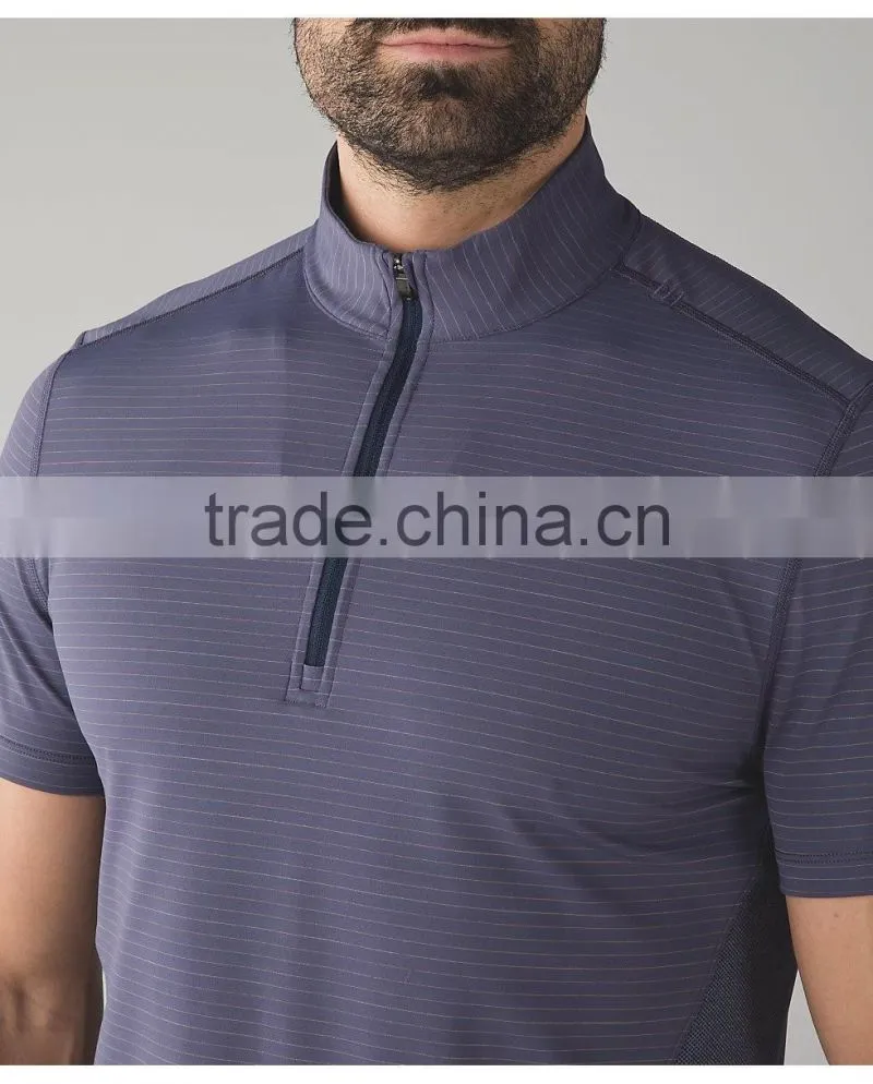 Factory custom sweatshirt without hood wholesale mens half zip sweatshirt