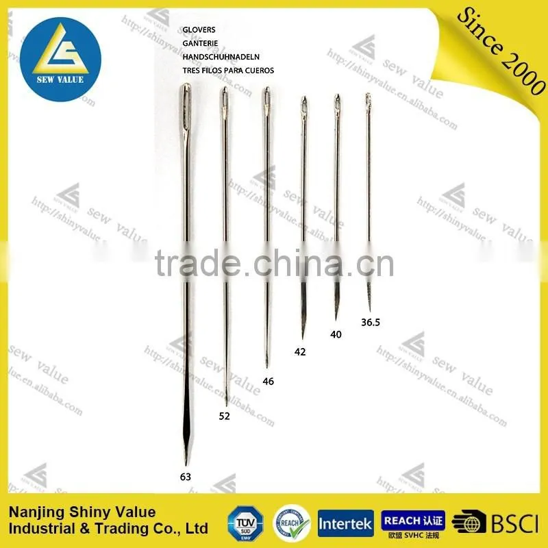 best quality steel assorted hand sewing needles glovers