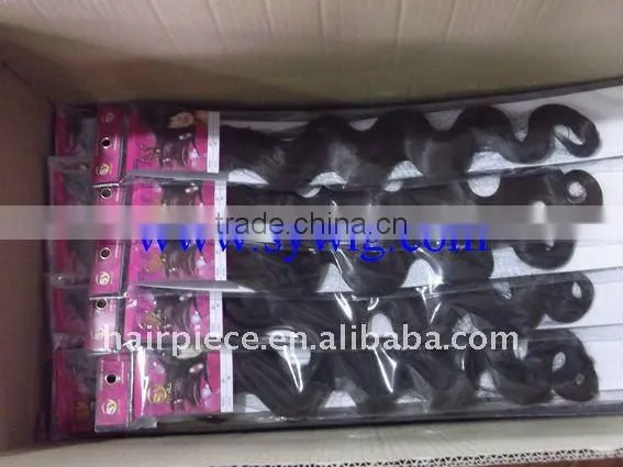 100% synthetic hair weaving/weft with reasonable price 100g
