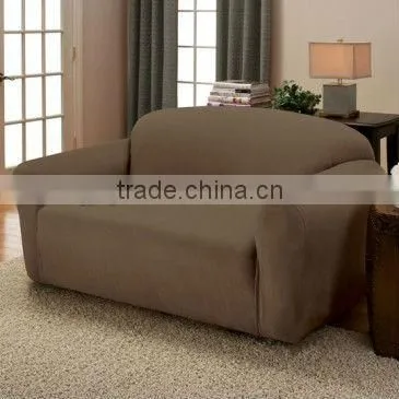 stretch suede fitted loveseat cover