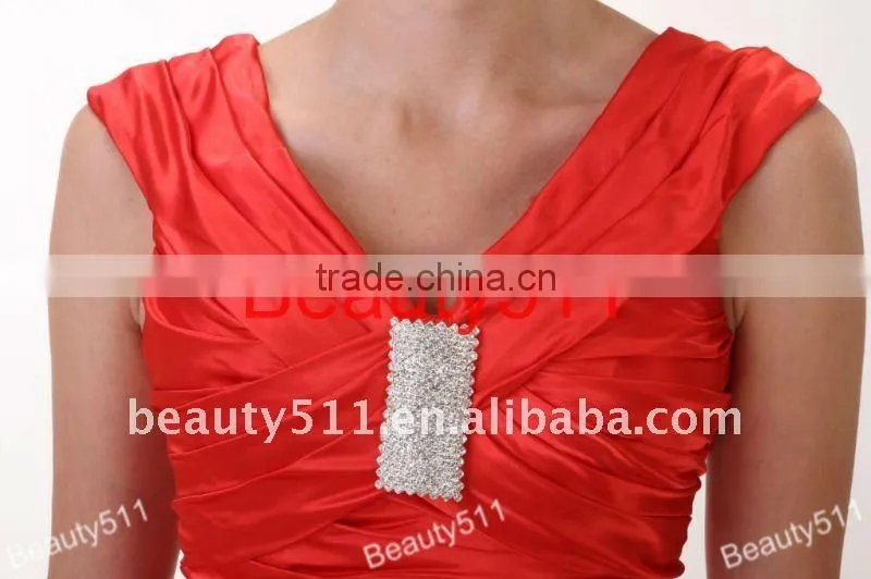 OEM service Sheath Halter Knee Length Mikado Cocktail Party Homecoming Prom Dress Red Ruffling Formal Dress