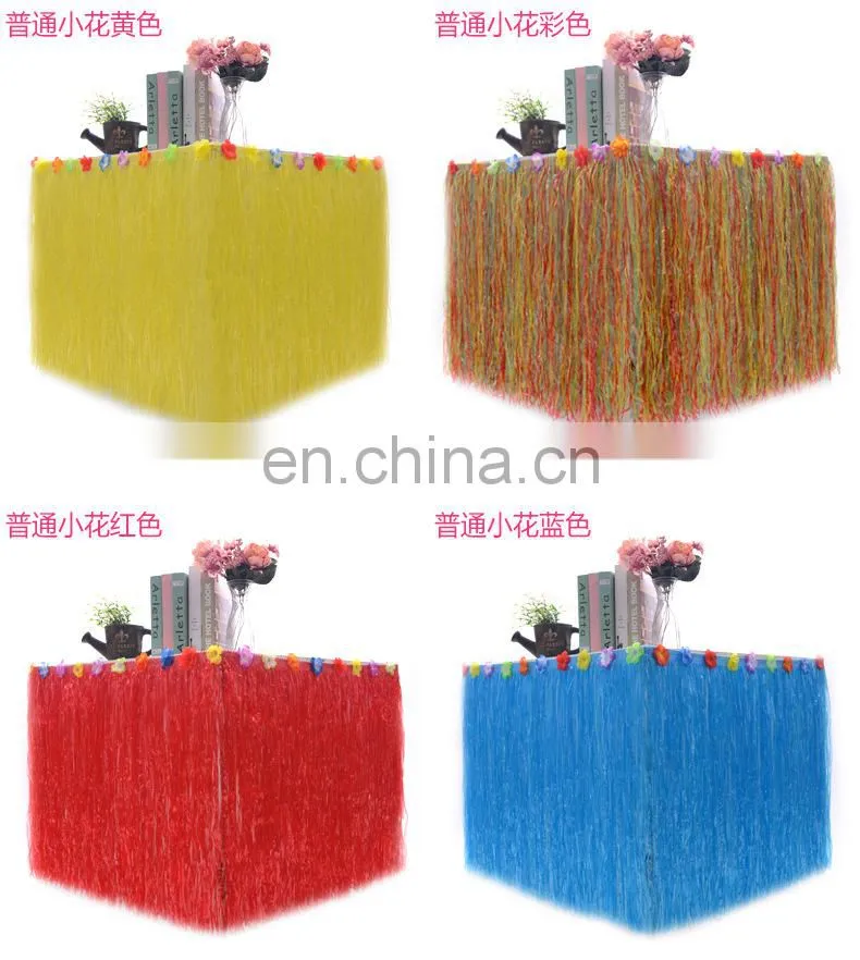 Novelties Hawaiian Luau Party Grass hawaiian table skirt