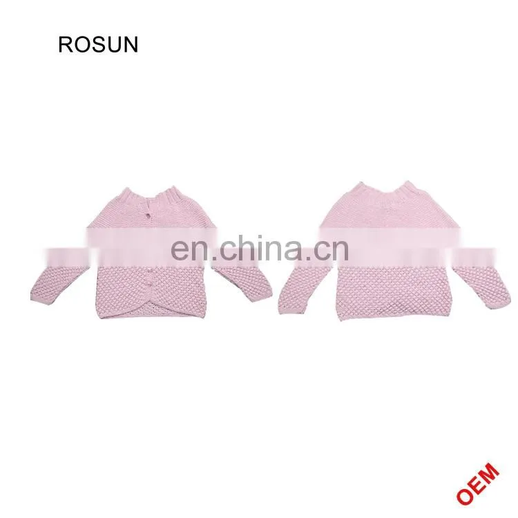 Pink child woolen sweater designs for children kids boys