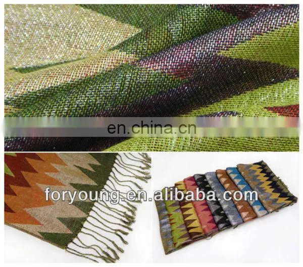 zigzag woven scarf