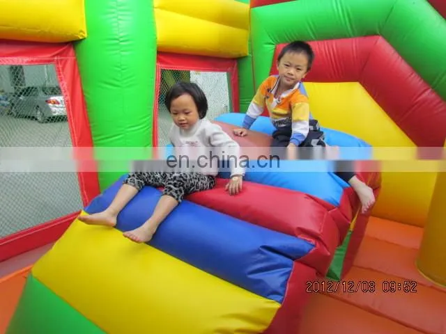 Attractive Inflatable jungle bouncy castle with slide ,inflable bouner/inflatable combo
