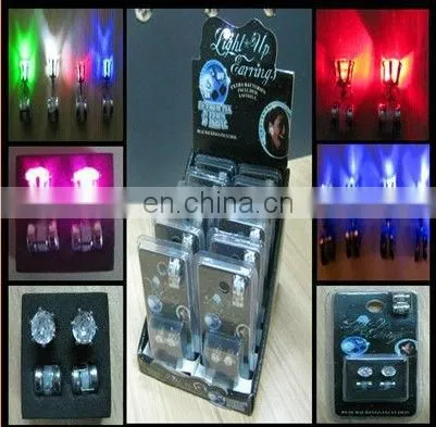 light up earrings / led earrings