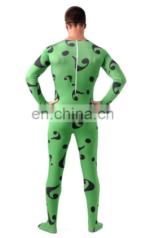 Green Spandex Morph Suits Full Body Cosplay Costume