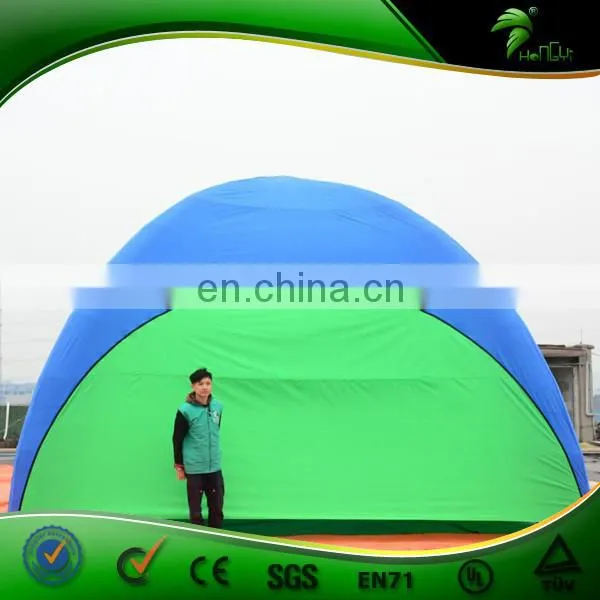 Green Four Legs Inflatable Igloo Tent Logo Printed For Camping Event And Advertising