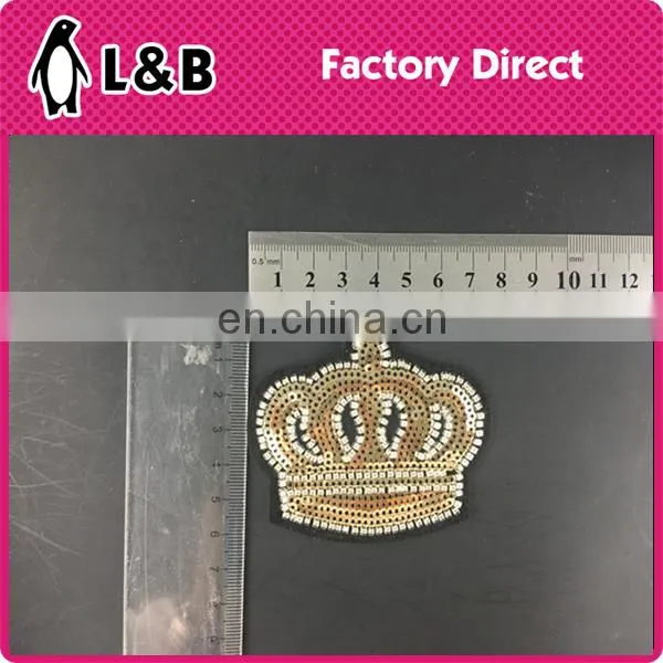 wholesale new design popular fashion sequin patch with beads