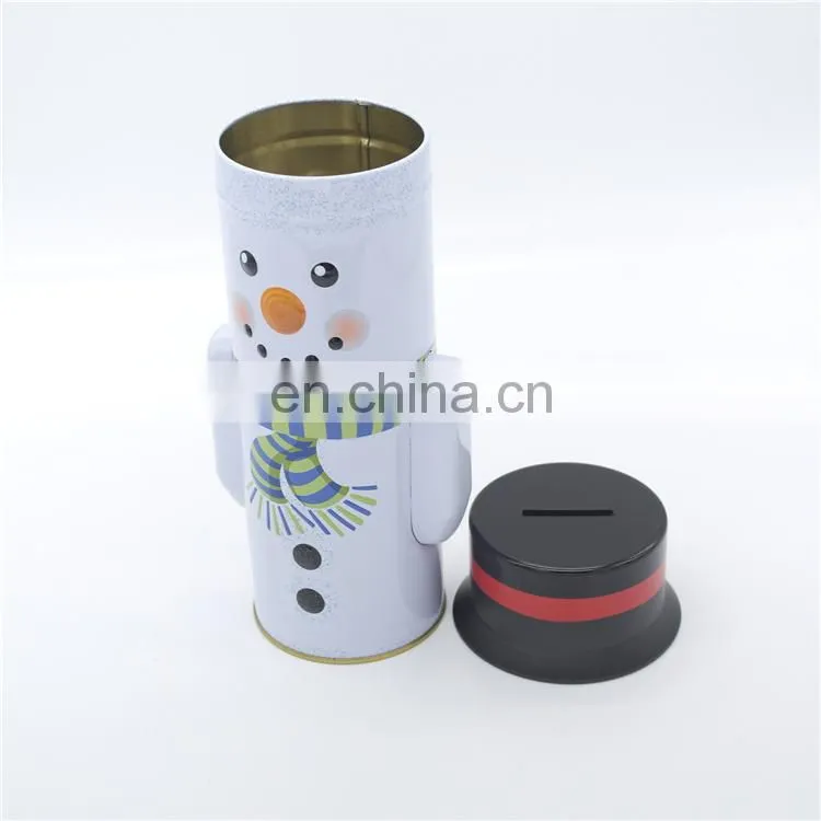 walmart tin money christmas gift box/ coin bank for kids
