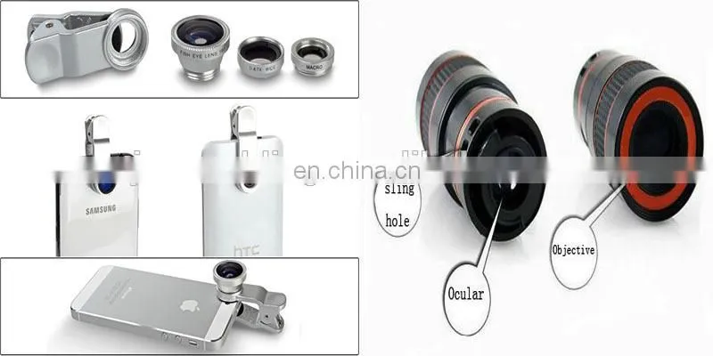 Custom different types of mobile phone camera zoom lens for wholesale