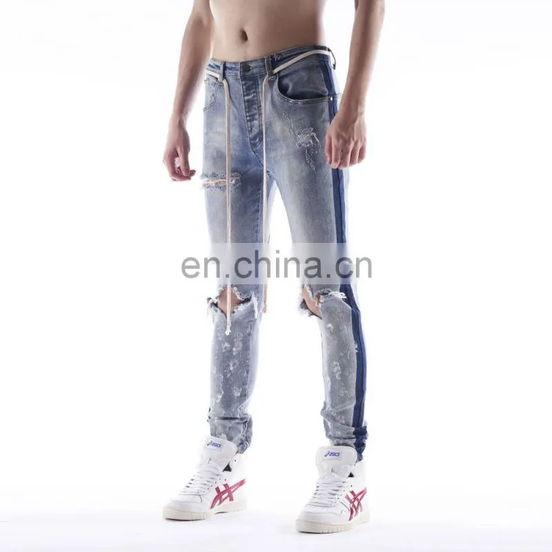 DiZNEW MANUFACTURES OF CHEAP SIDE PRINTING TRACK CLOTHES MEN JEANS