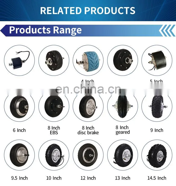 High Quality 6 Inch Electric Motor for Scooter