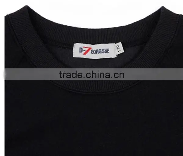 Fashionable reglan sleeve sweatshirt with pringting