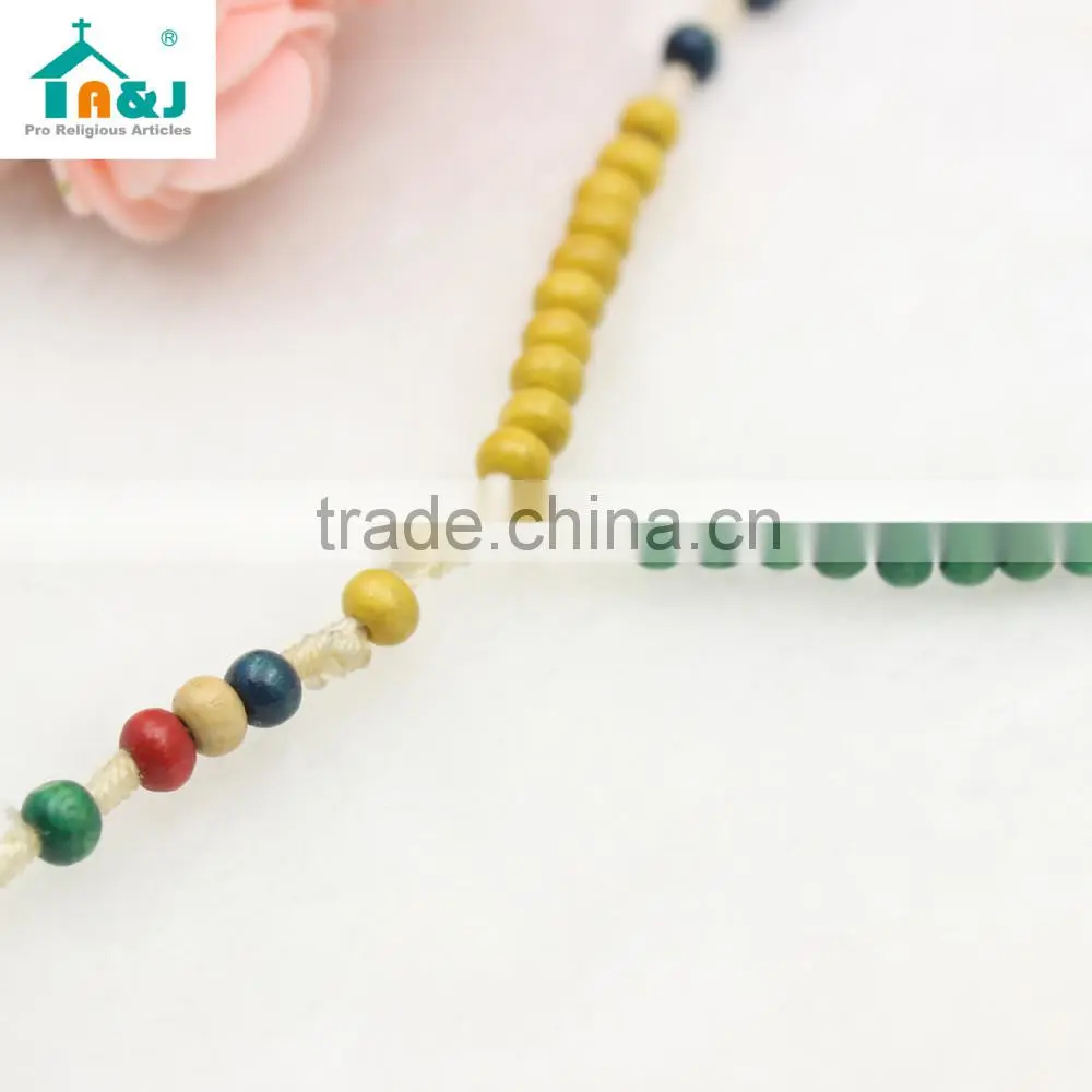 A&J Missionary Wooden Round Rosary