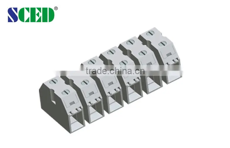 fuse connecting terminal blocks factory price ground terminal blocks with din rail