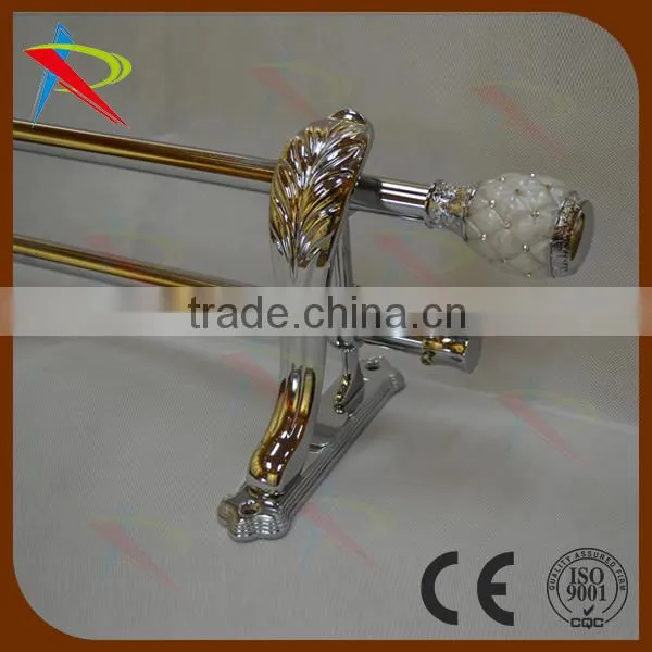 Hot sell stainless steel shower curtain rod/curtain pole /curtain tube wholesale