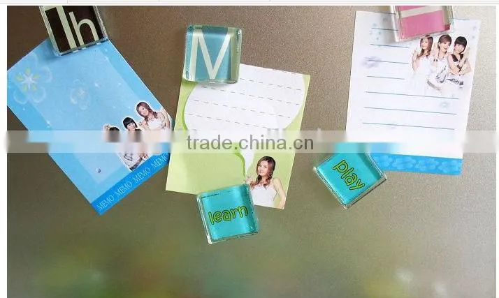 souvenir glass fridge magnet, crystal fridge magnet gift box
