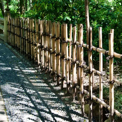 how to use bamboo as a fence