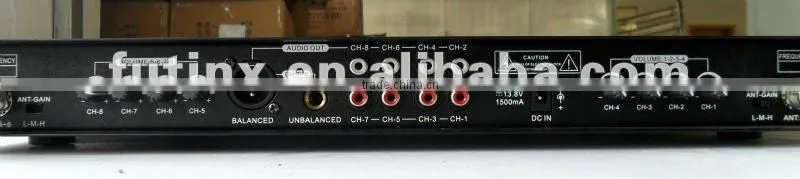 OK-8 PLL 8 channels wireless microphone