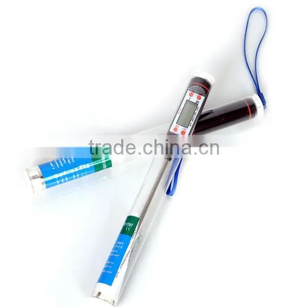 Creative combination Instant Read Meat Thermometer and BBQ grill brush kitchen thermometer for sale