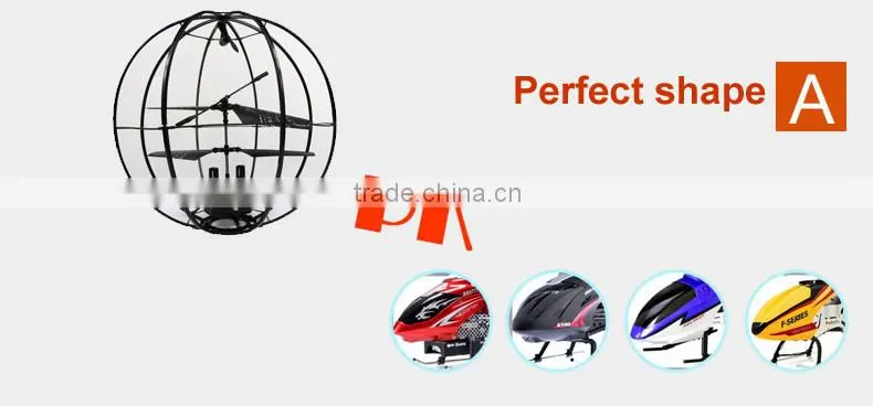 China Manufacture 3 Channel RC Flying Ball with gyroscope, Infrared transmitter, Flying Football, RC Soccer UFO