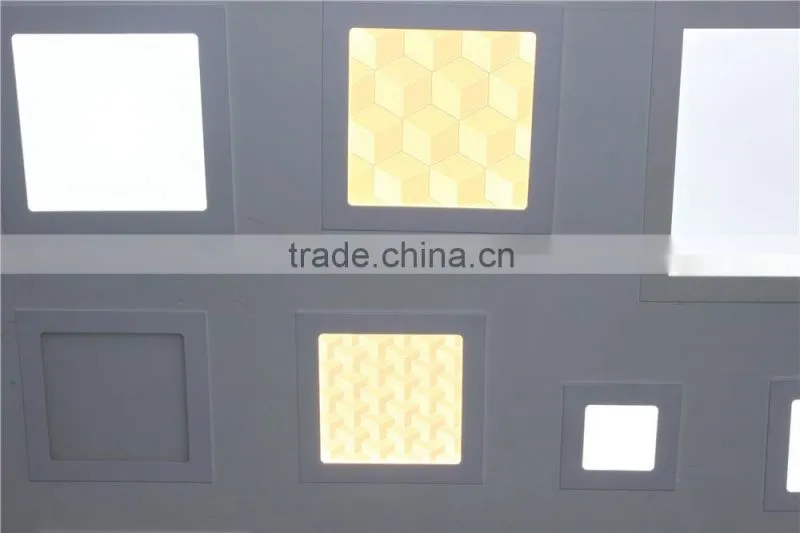 Square residential lights led panel 200mm 15W recessed downlight