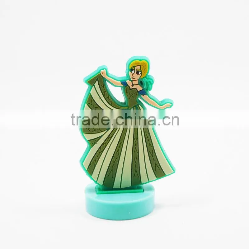 Cartoon Fairy Figure Silicone Plastic Action Figures Marvel Dancing Figures Silicone Cartoon Rubber Stamp