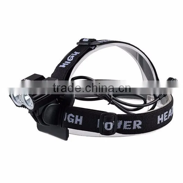 Adjustable Head Recharge Aluminum LED Bicycle Headlight