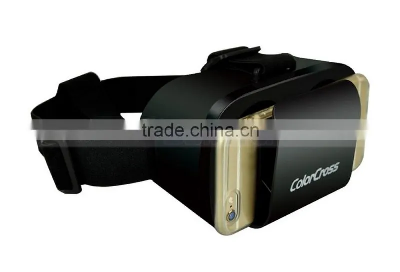 Super Mini 3D VR Headset Virtual Reality VR Glasses Case For 4.0-6 Inch Smartphone