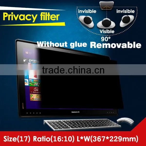 Two way Anti Spy Privacy Screen Protector for laptop 17 inch 16:10