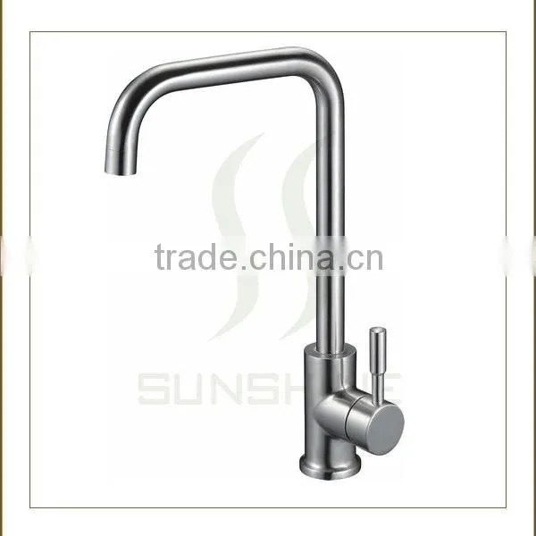 SSNA003 Stainless Steel Single Lever Kitchen Faucet Manufacturers