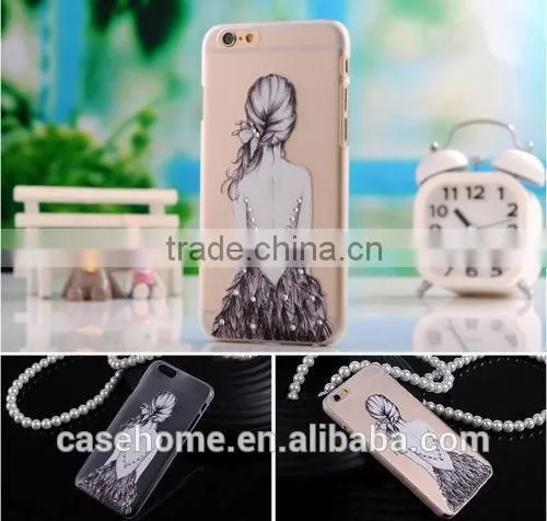 3D case cover For Apple iPhone 6s 6s Plus Luxury Bling Glitter Rhinestone Crystal Case Cover