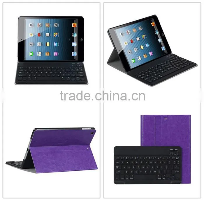 crazy horse tablet keyboard case for asus memo pad 8 me581cl