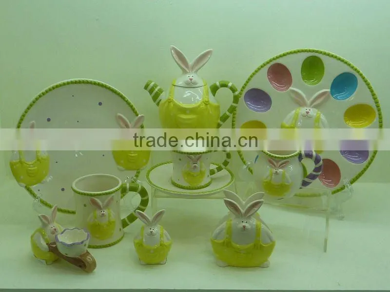 ceramic easter egg cup