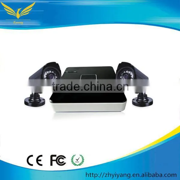 4CH D1 H.264 DVR with 600TVL IR waterproof bullet Camera standalone cctv camera dvr kit
