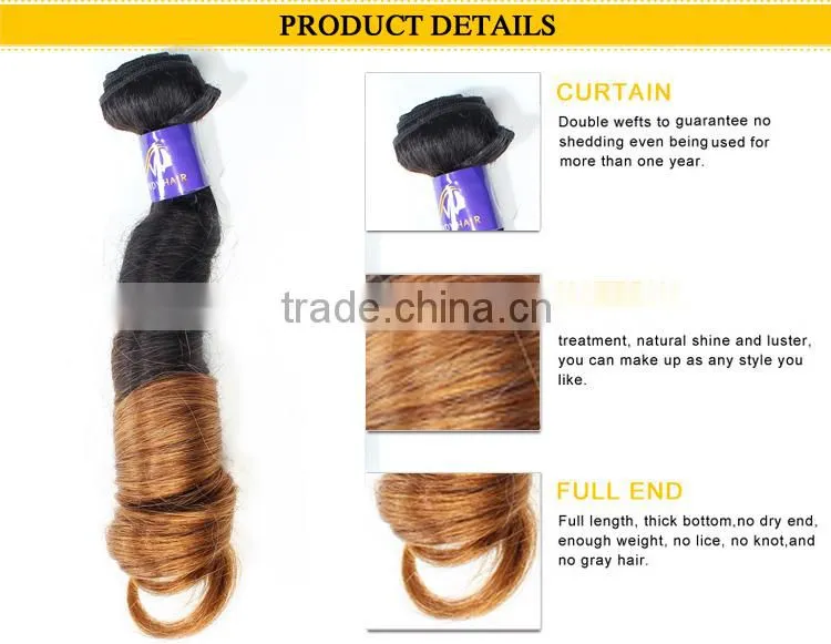 Wholesale high quality ROMANCE CURL guangzhou malaysian hair weave