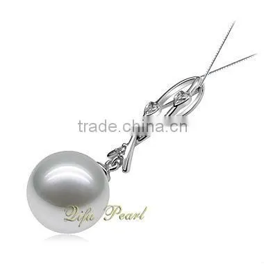 Fashion Design Hawaiian Jewelry Genuine Freshwater Pearl 925 Sterling Silver Jewelry Pendant