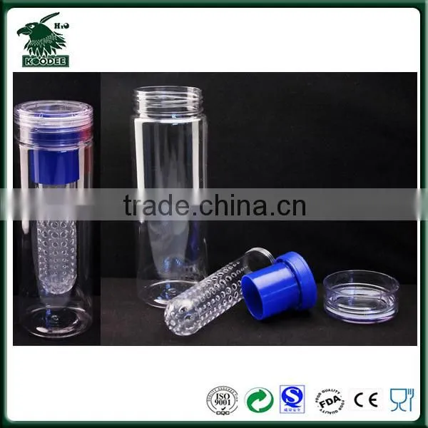 plastic tritan Citrus Water Bottle Lemon Water bottle fruit infuser water bottle