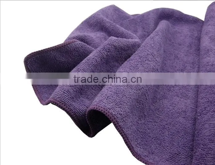 Soft 80% polyester and 20% polyamide microfiber cloth for car and household cleaning