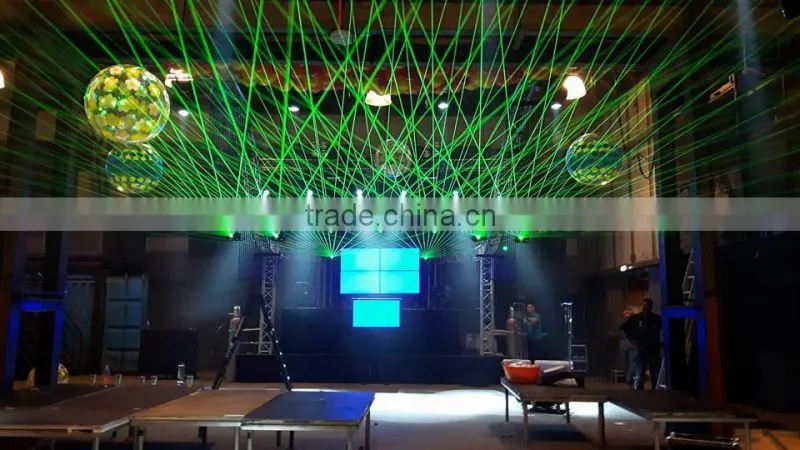 2016 RGB multi color text laser projector animation laser light 3W